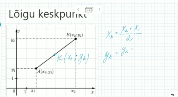 Kahe punkti vaheline kaugus
