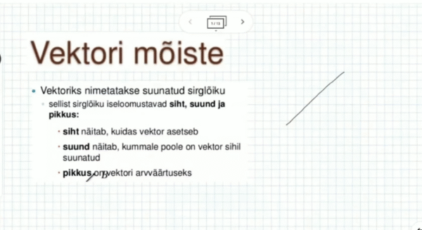 Vektori omadused