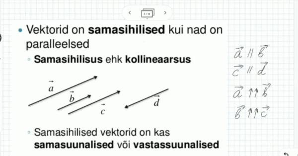 Vektori omadused