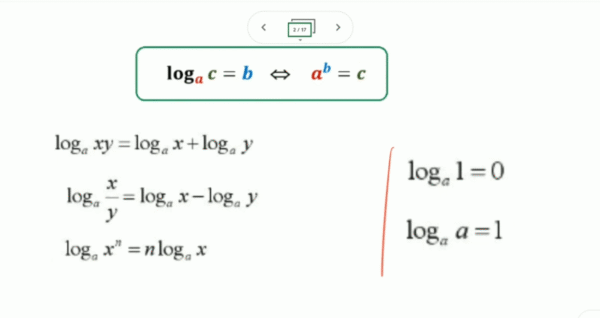 Arvu logaritm, 11. klass, matemaatika - Image 3