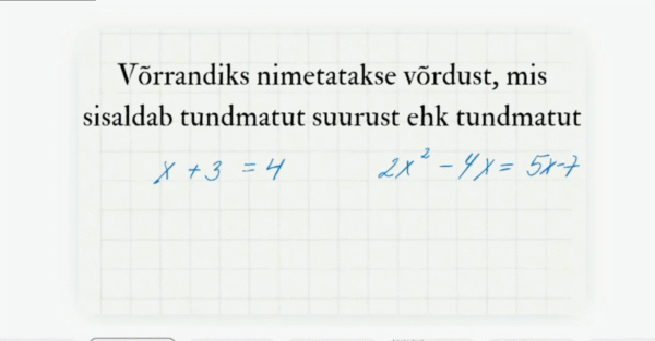Lineaarvõrrandite omadused, 10. klass, matemaatika - Image 2