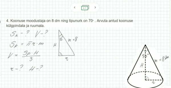 Koonus, 9. klass, matemaatika - Image 3
