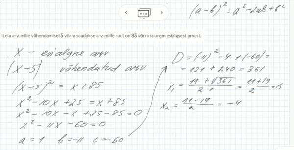 Tekstülesanded, 9. klass, matemaatika - Image 4