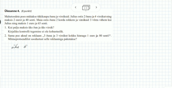 Võrrandsüsteem ja asendusvõte, 9. klass, matemaatika - Image 2