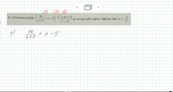 Avaldise täpne väärtus, 9. klass, matemaatika - Image 3