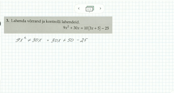 Ruutvõrrandi harjutusülesanded, 9. klass, matemaatika - Image 2