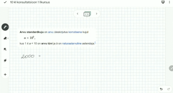 Arvu standardkuju, 10. klass, matemaatika - Image 2
