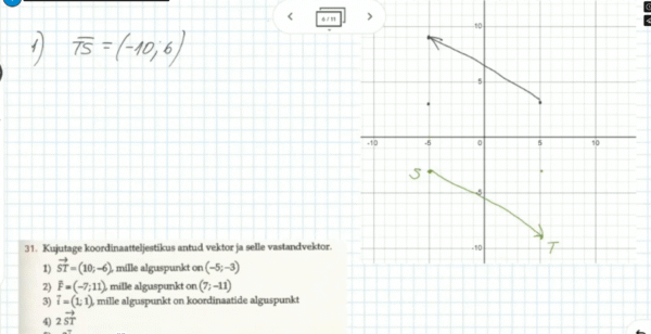 Vektor: harjutusülesanded 2, 11. klass, matemaatika - Image 2
