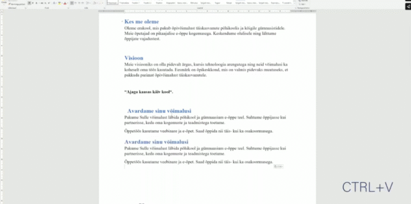 MS Word