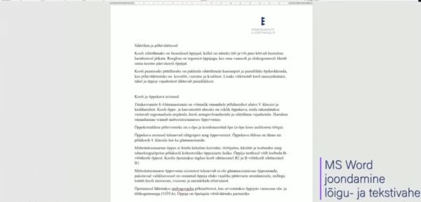 MS Word